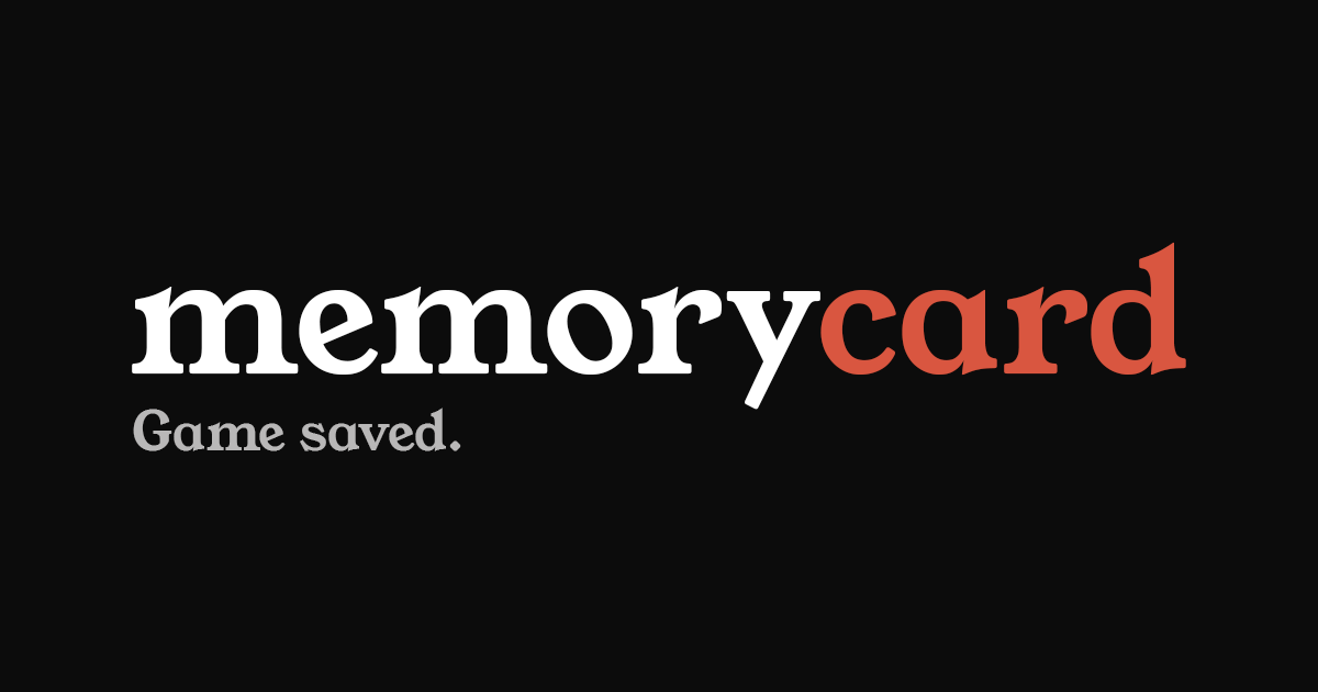 Memorycard | The social video game tracker